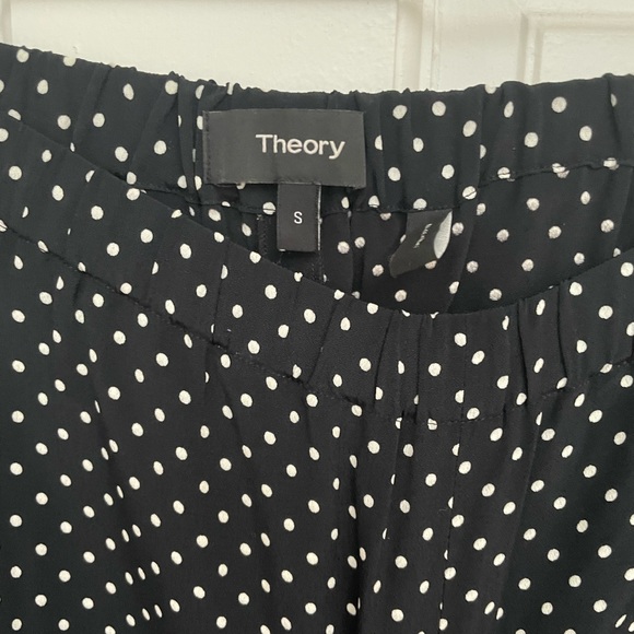Theory polka dot cropped pant - size S - Picture 3 of 3